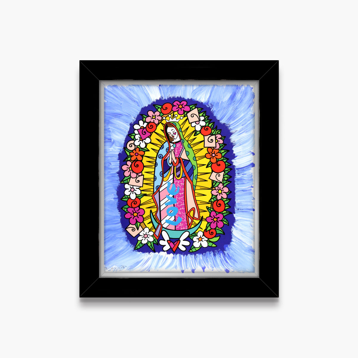 Divine Blue - Mixed Media Original