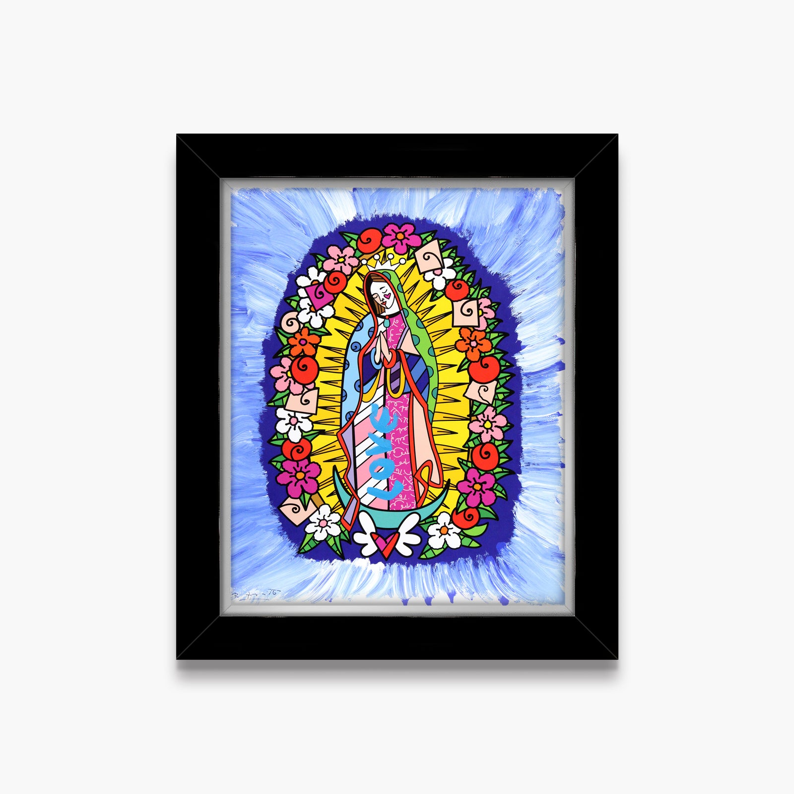 Divine Blue - Mixed Media Original
