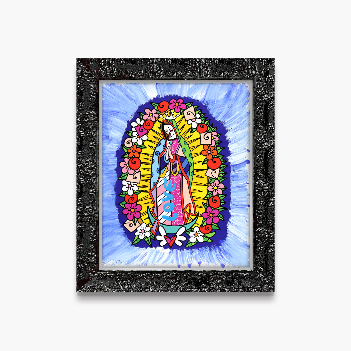 Divine Blue - Mixed Media Original