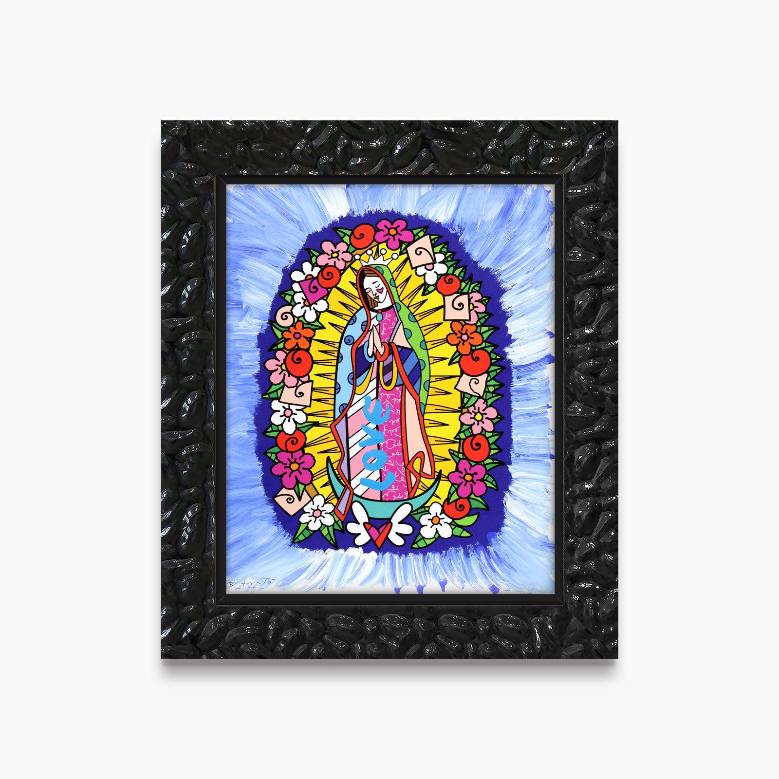 Divine Blue - Mixed Media Original