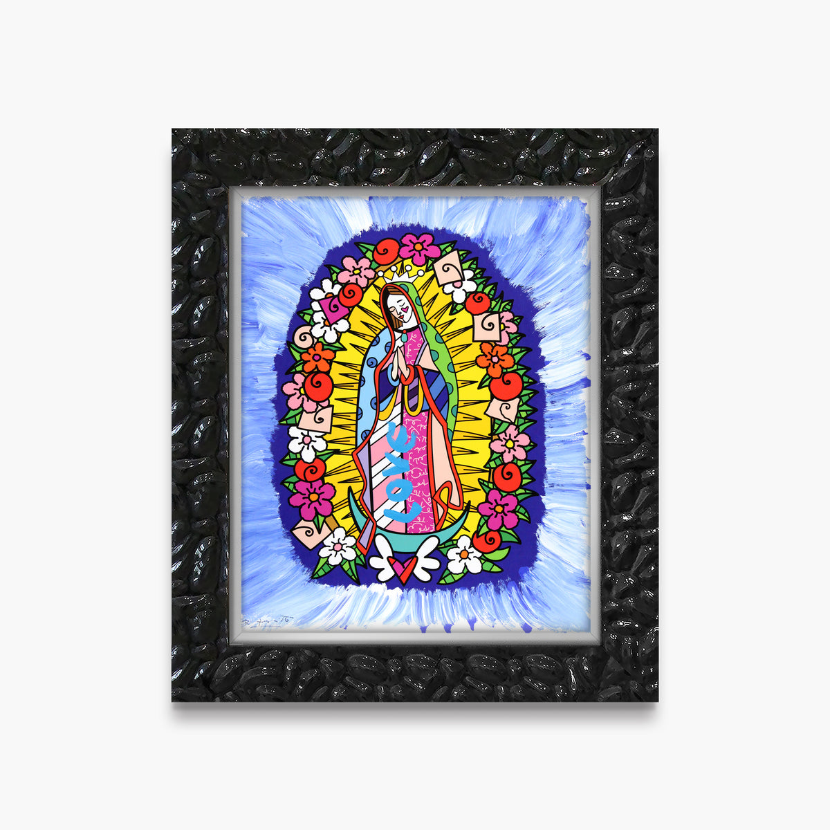 Divine Blue - Mixed Media Original