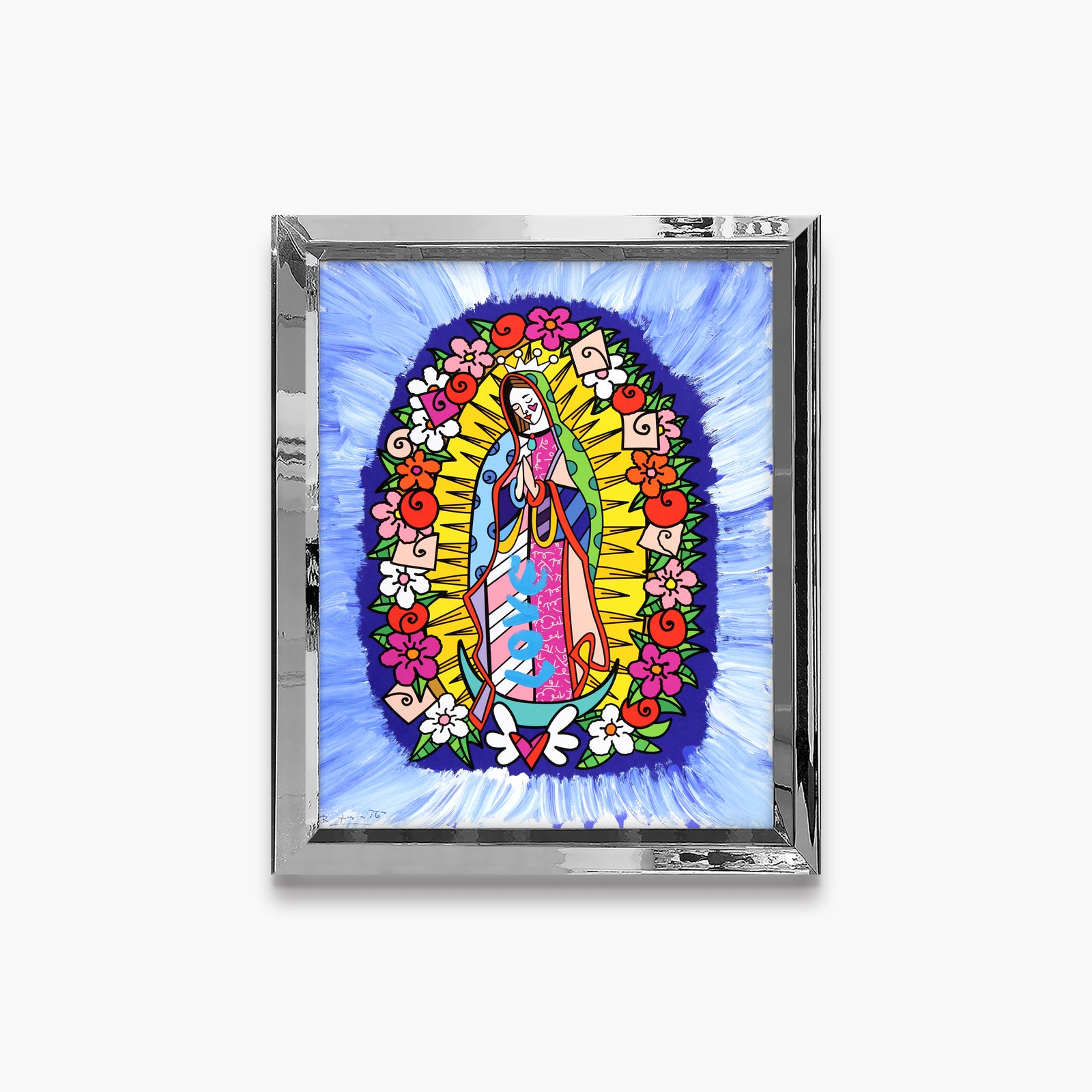 Divine Blue - Mixed Media Original