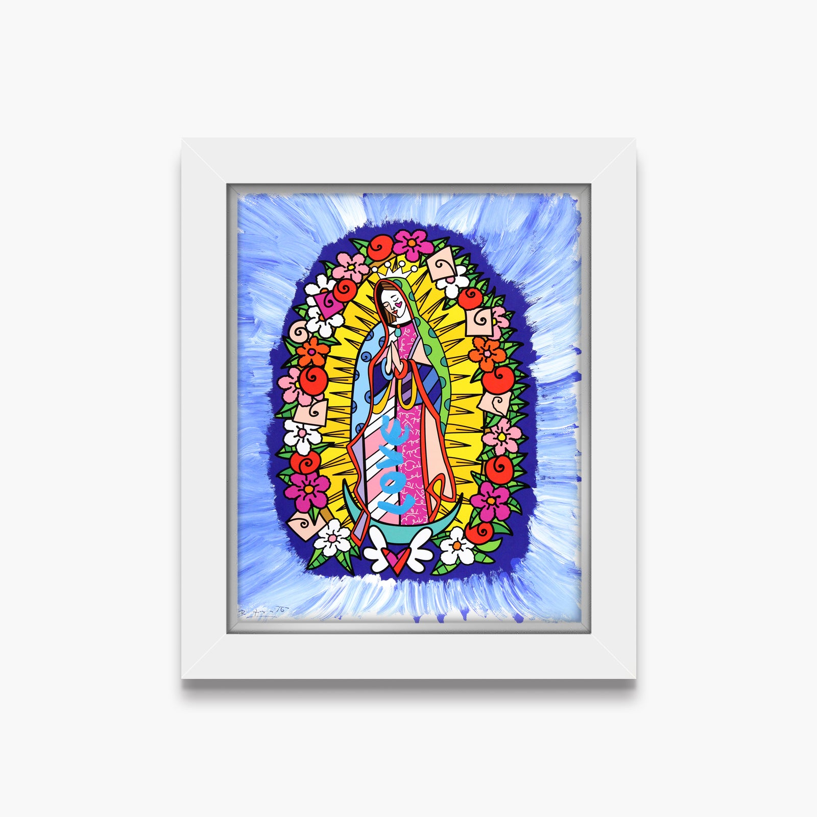 Divine Blue - Mixed Media Original