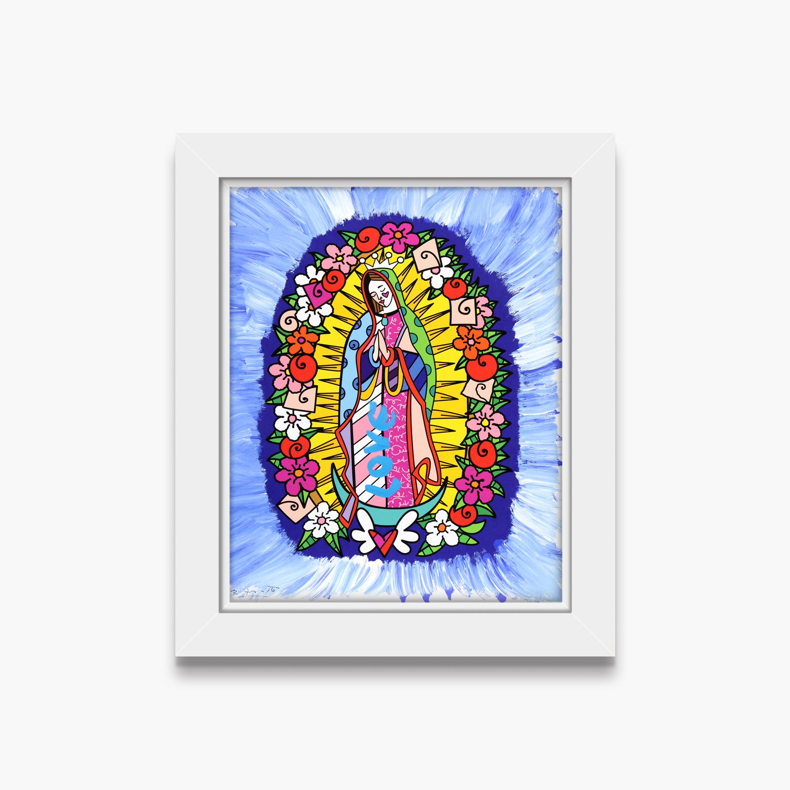Divine Blue - Mixed Media Original