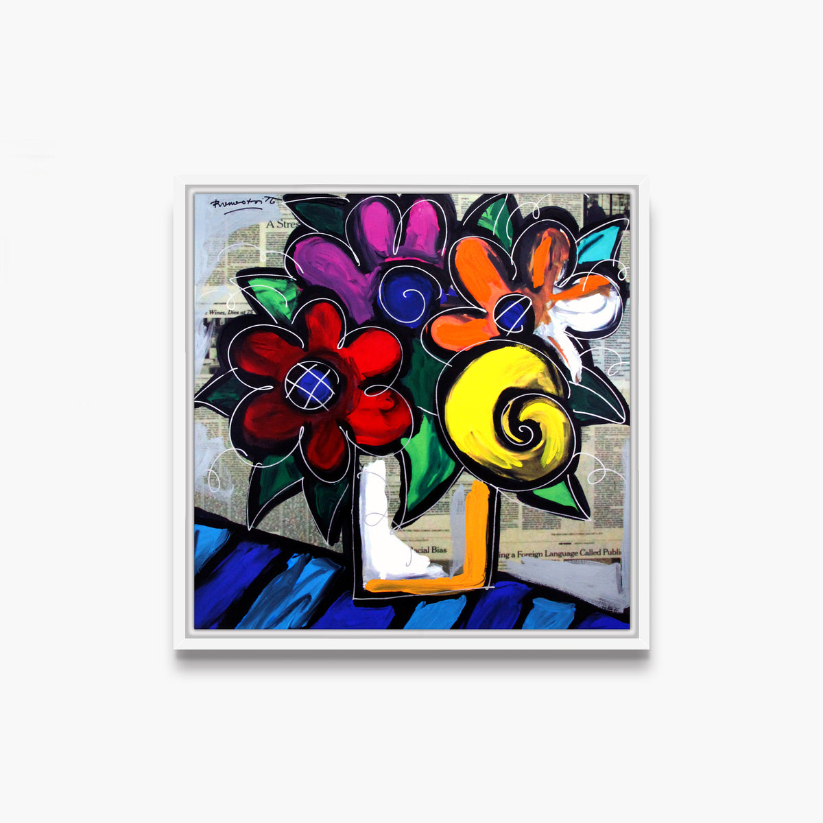 Lourdes Britto - Mixed Media Original