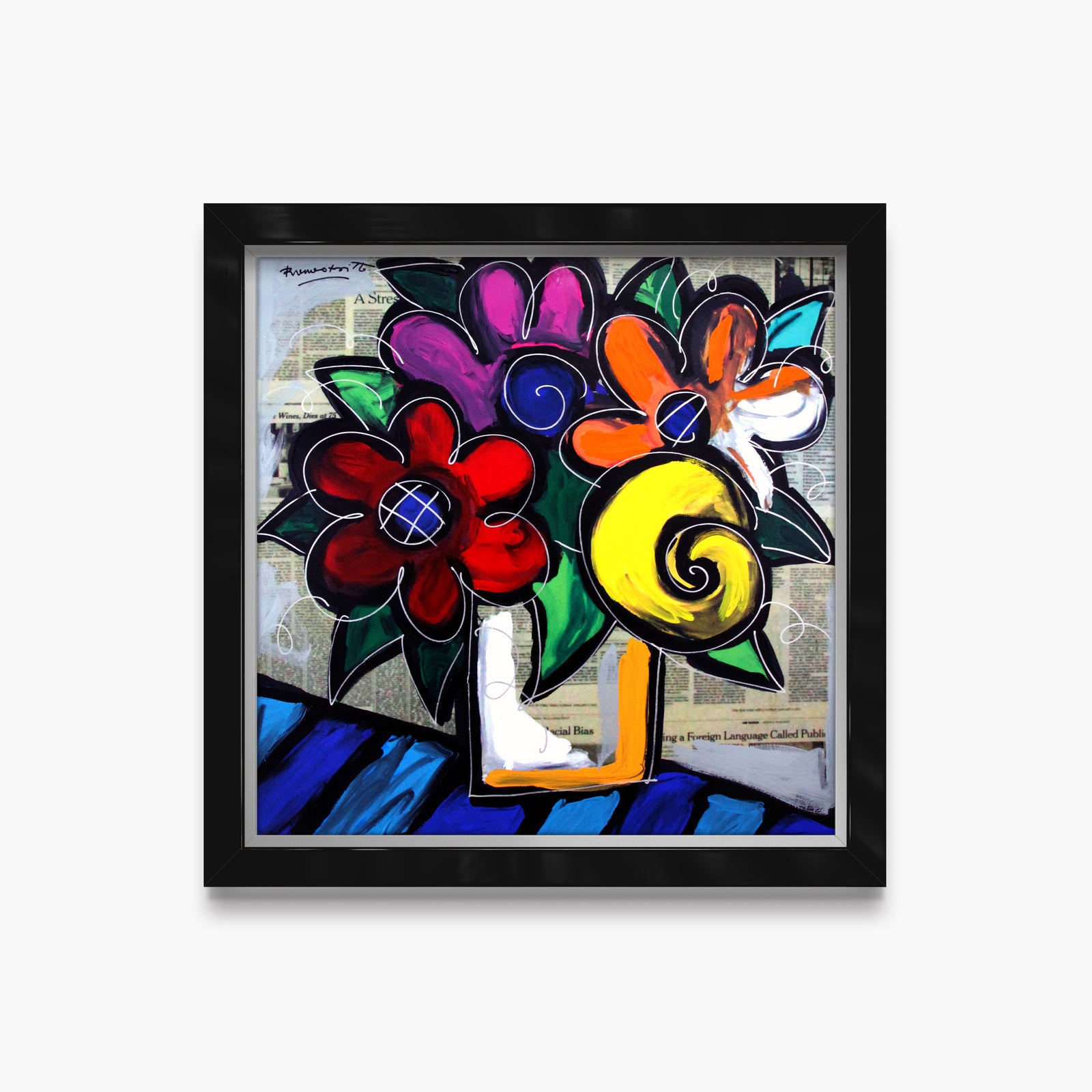 Lourdes Britto - Mixed Media Original