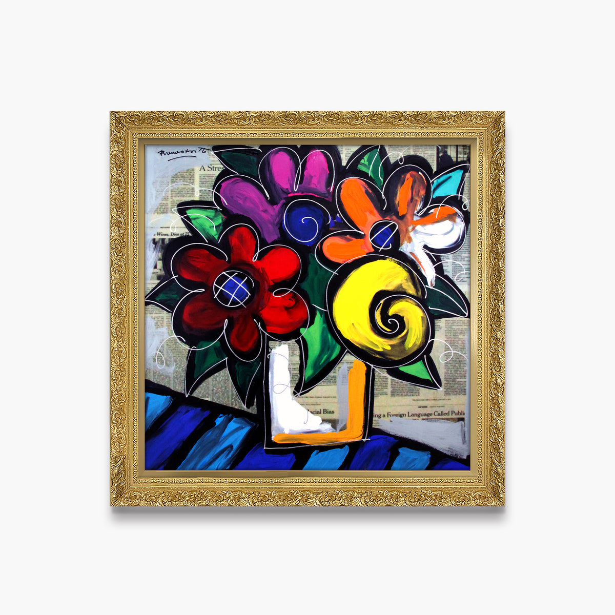 Lourdes Britto - Mixed Media Original
