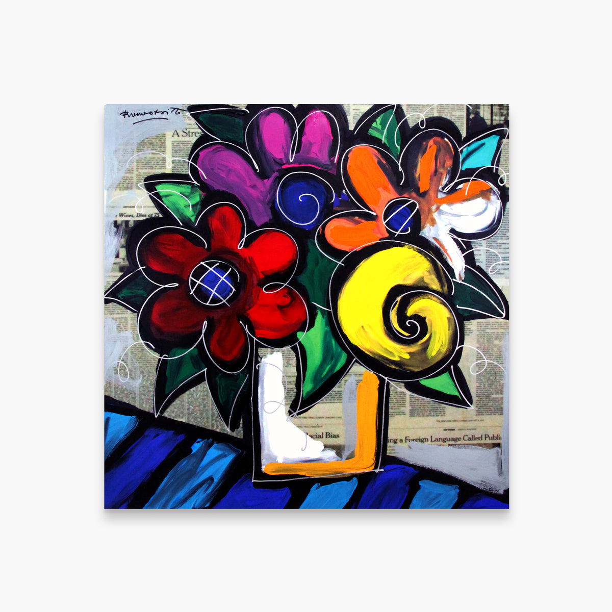 Lourdes Britto - Mixed Media Original