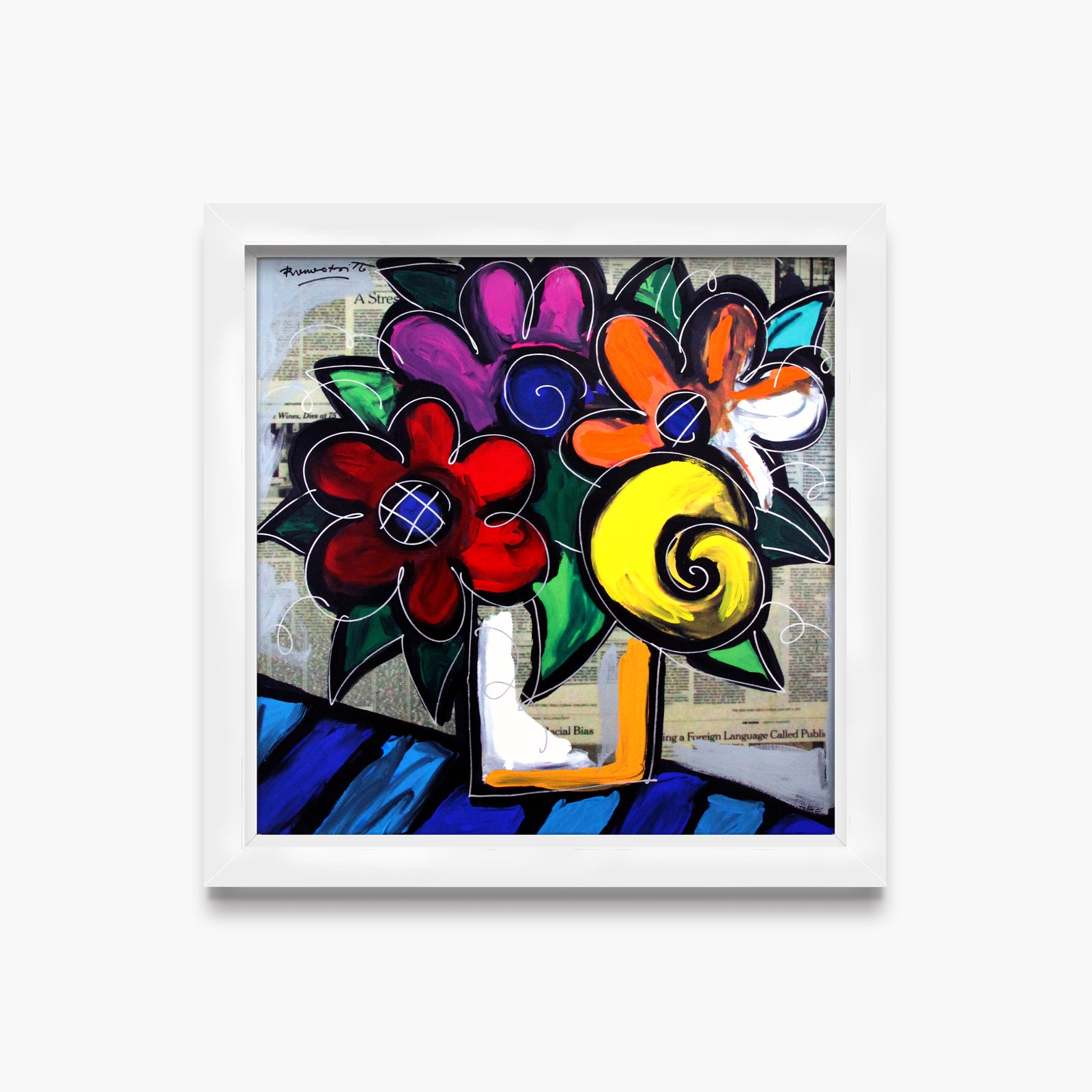 Lourdes Britto - Mixed Media Original