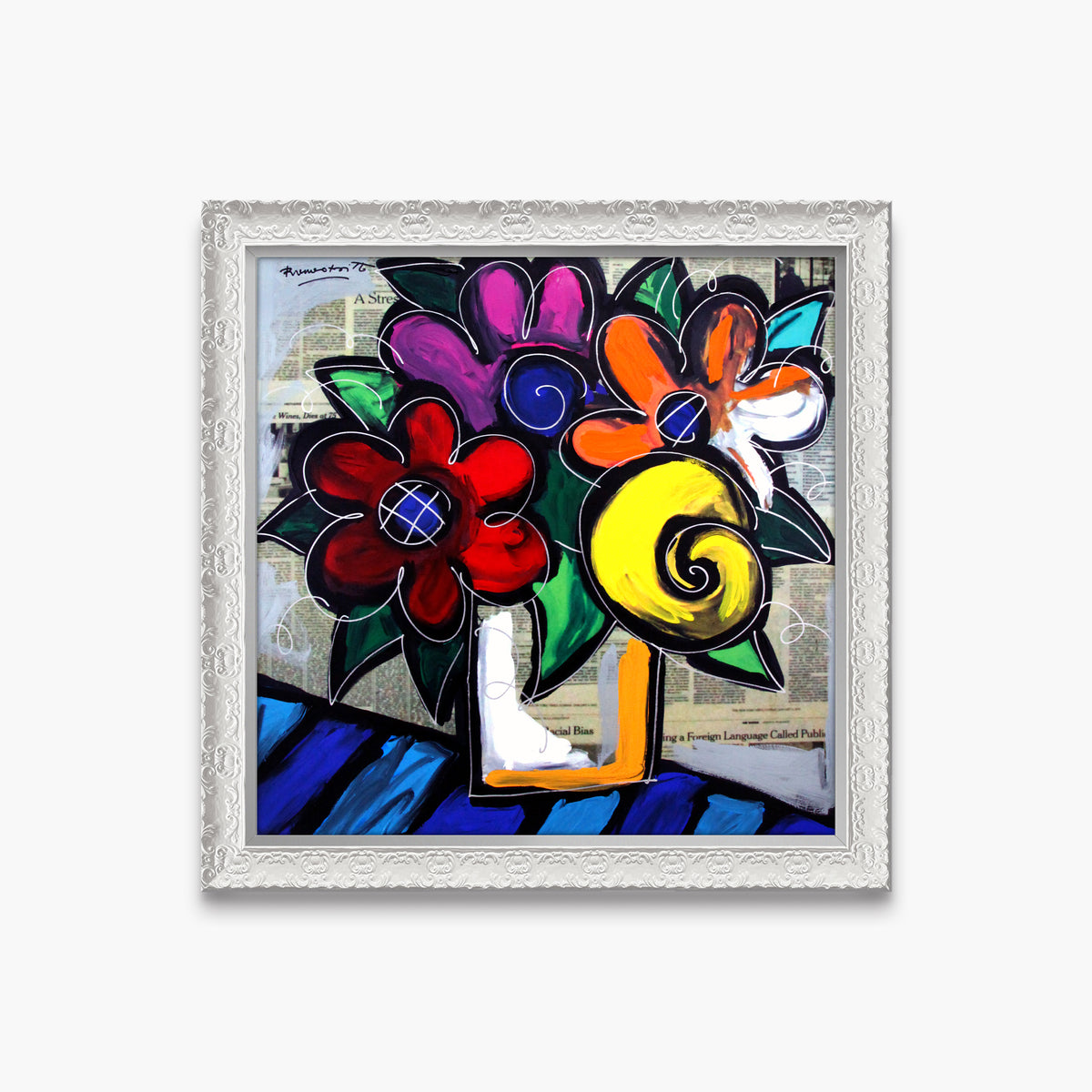 Lourdes Britto - Mixed Media Original