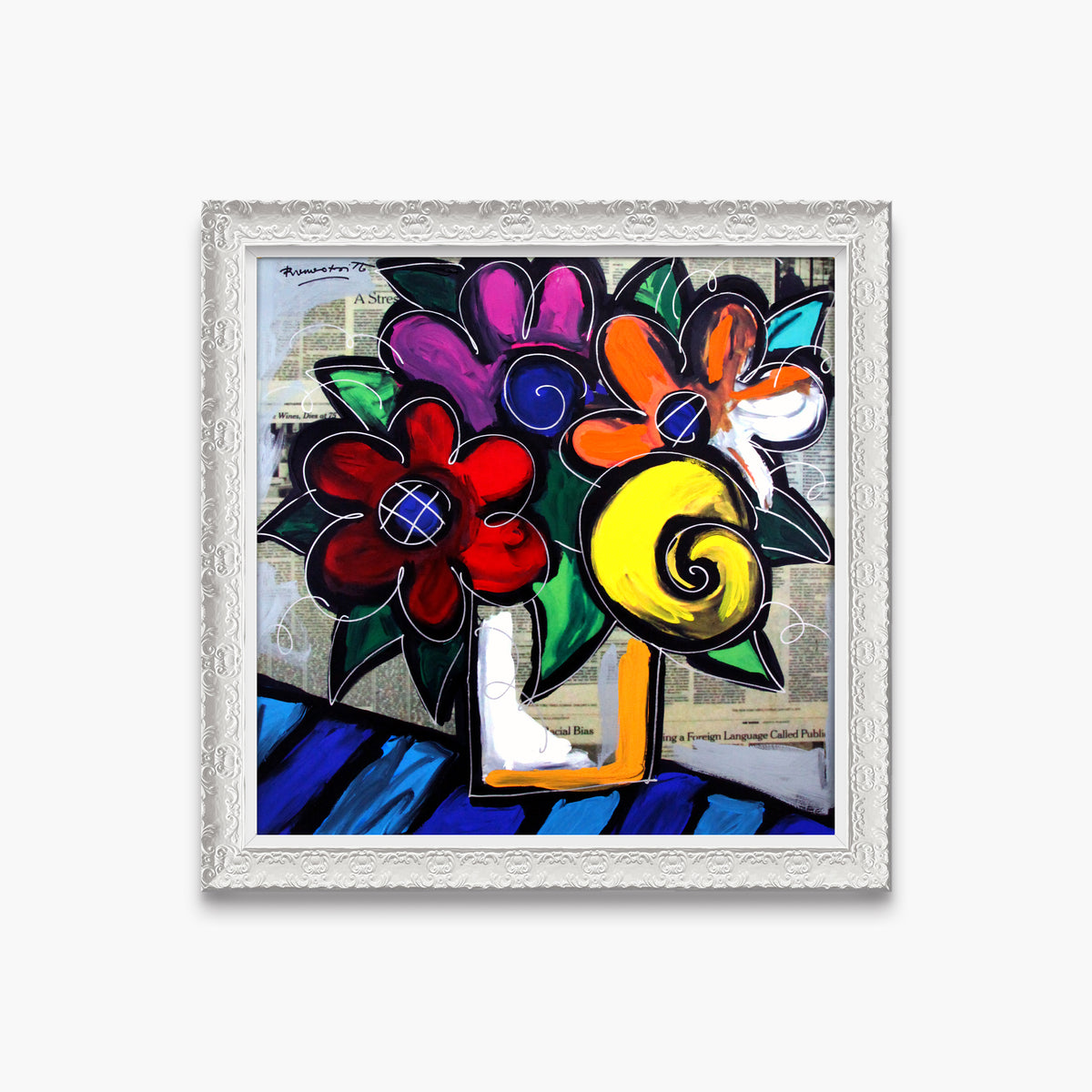 Lourdes Britto - Mixed Media Original
