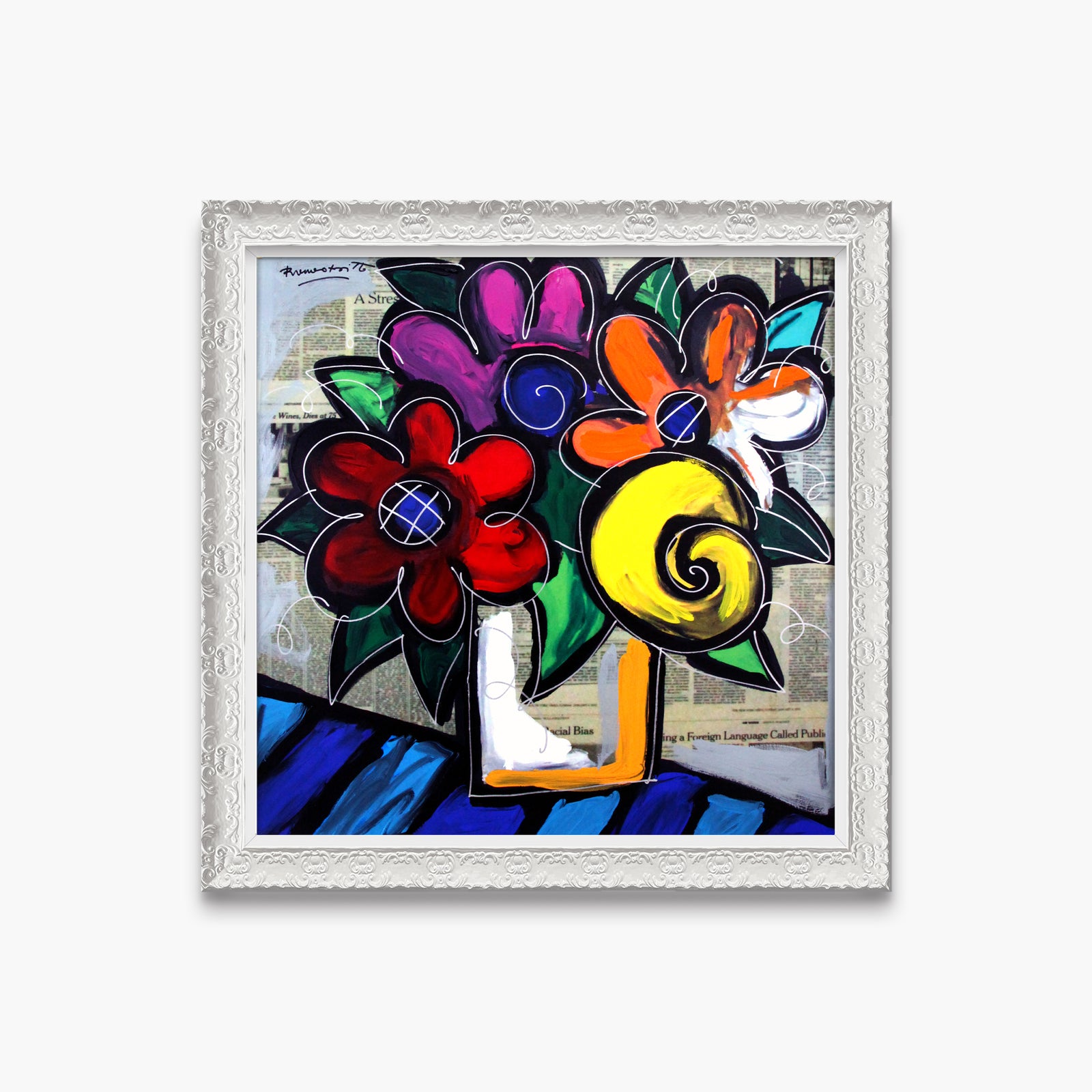 Lourdes Britto - Mixed Media Original