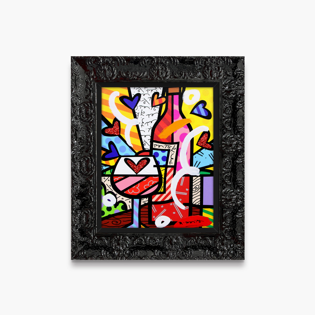 Food And Wine - Mixed Media Original