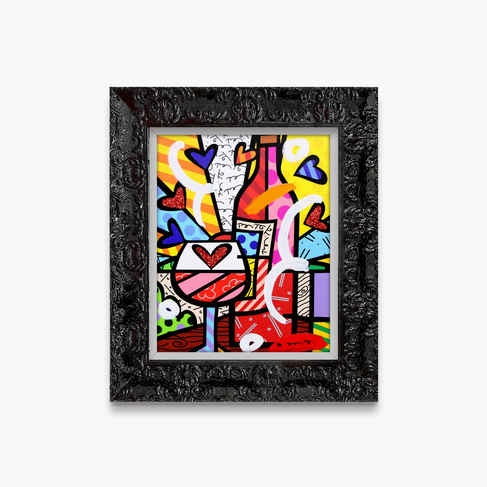 Food And Wine - Mixed Media Original