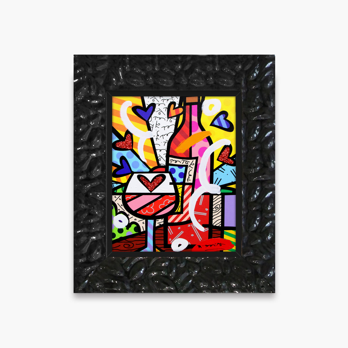 Food And Wine - Mixed Media Original