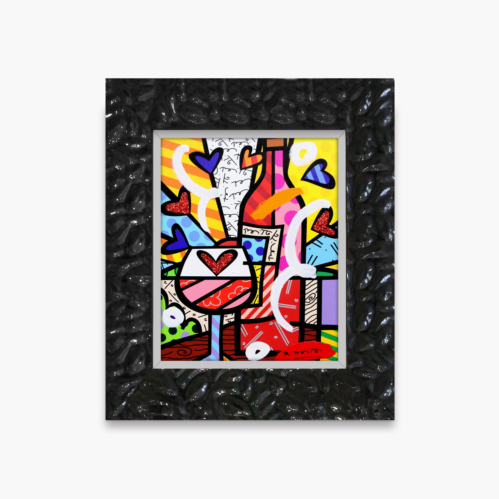 Food And Wine - Mixed Media Original