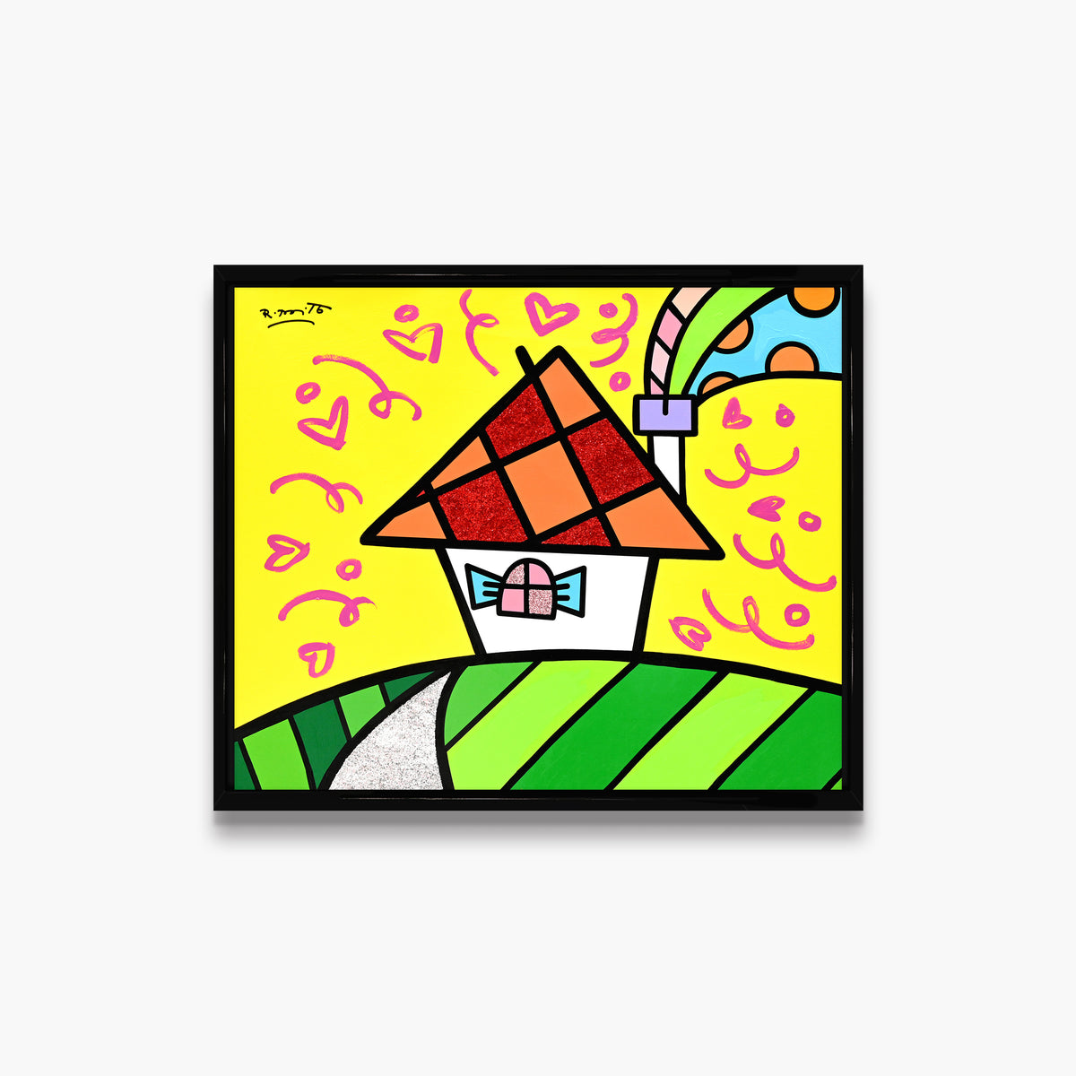 Up The Hill - Mixed Media Original