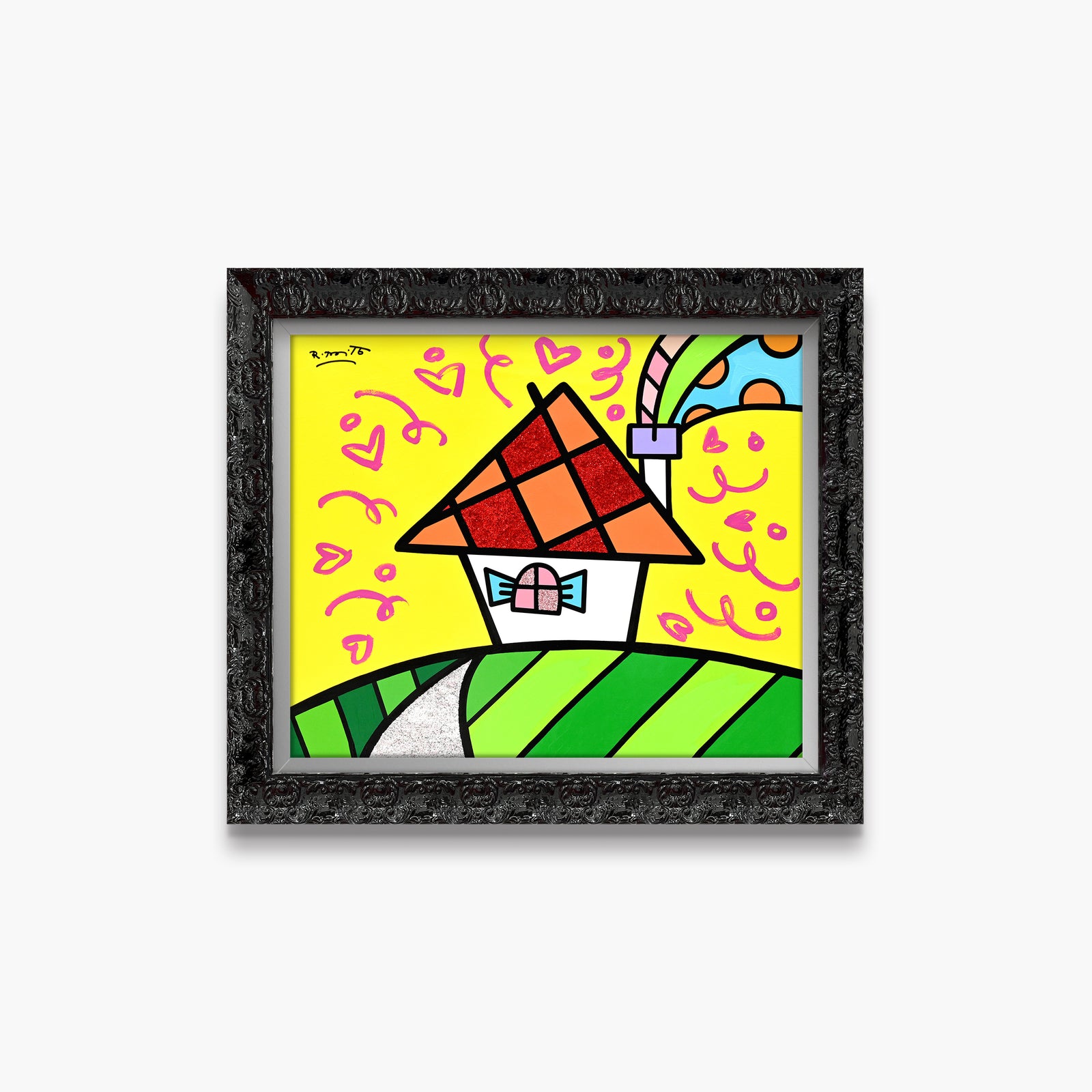 Up The Hill - Mixed Media Original