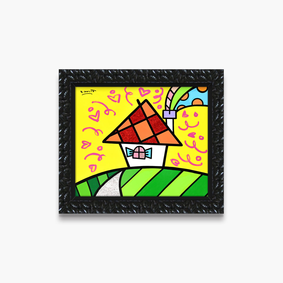 Up The Hill - Mixed Media Original