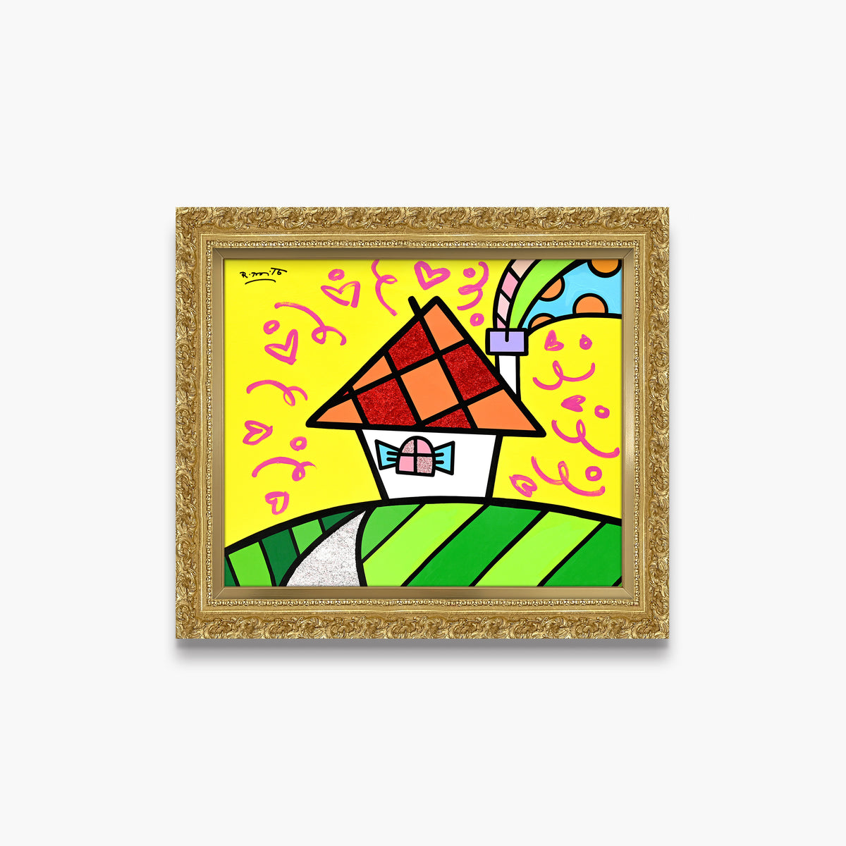 Up The Hill - Mixed Media Original