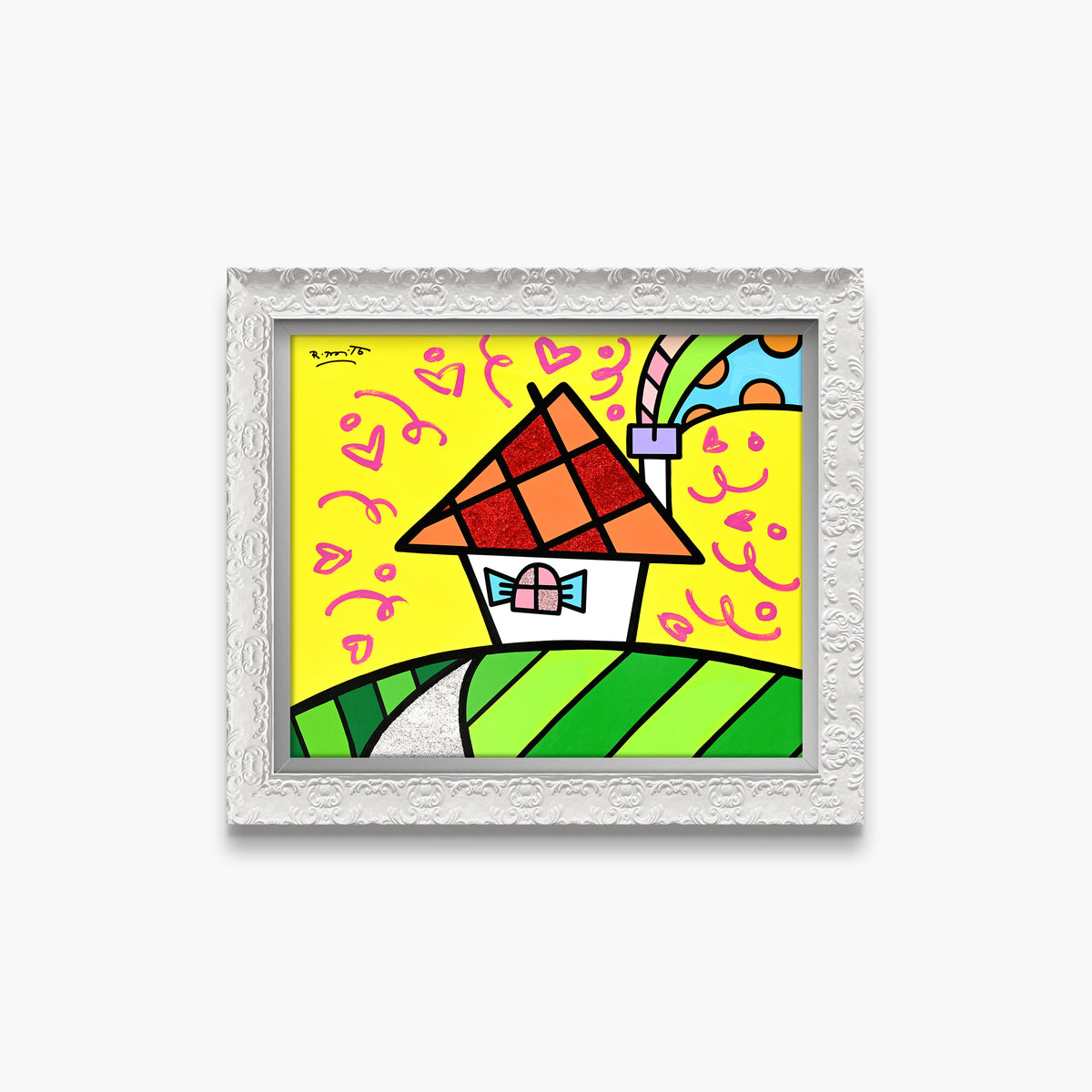 Up The Hill - Mixed Media Original