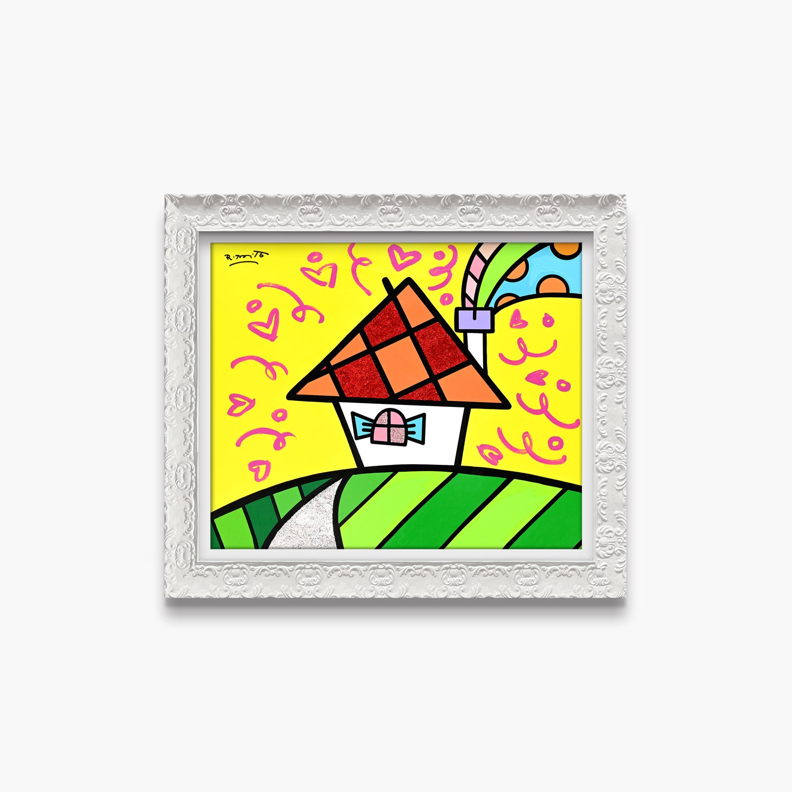 Up The Hill - Mixed Media Original