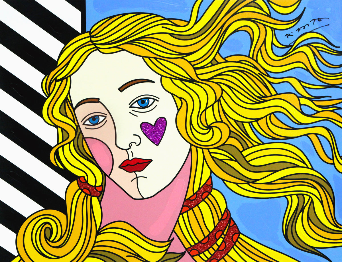 Venus Black &amp; White - Mixed Media Original