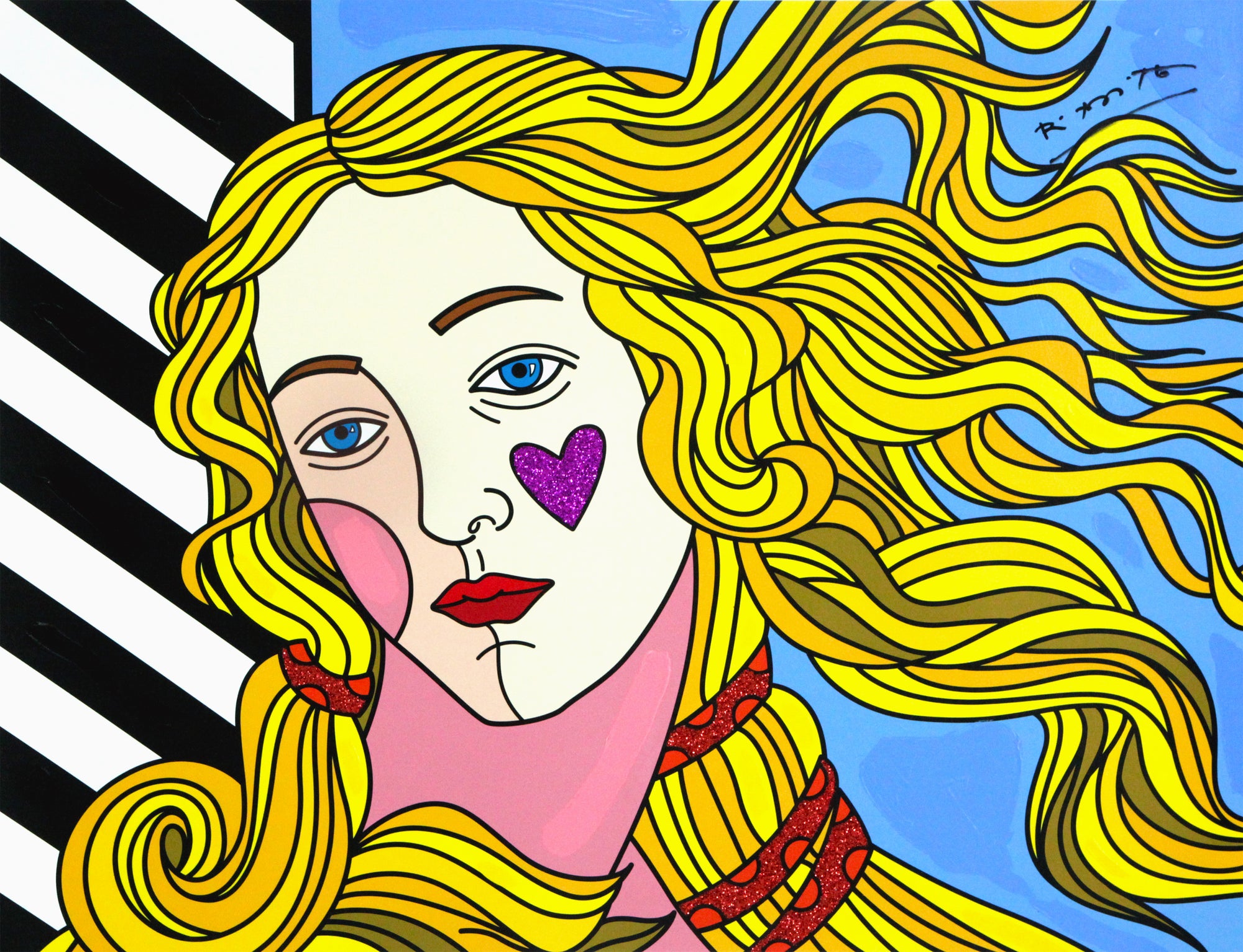 Venus Black & White - Mixed Media Original - Shop Britto