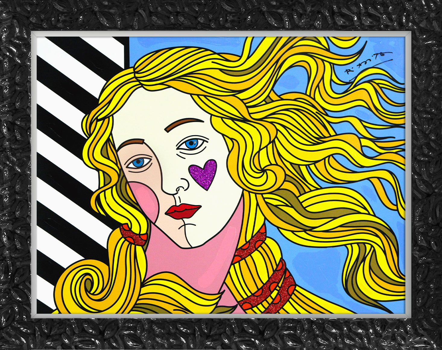 Venus Black & White - Mixed Media Original