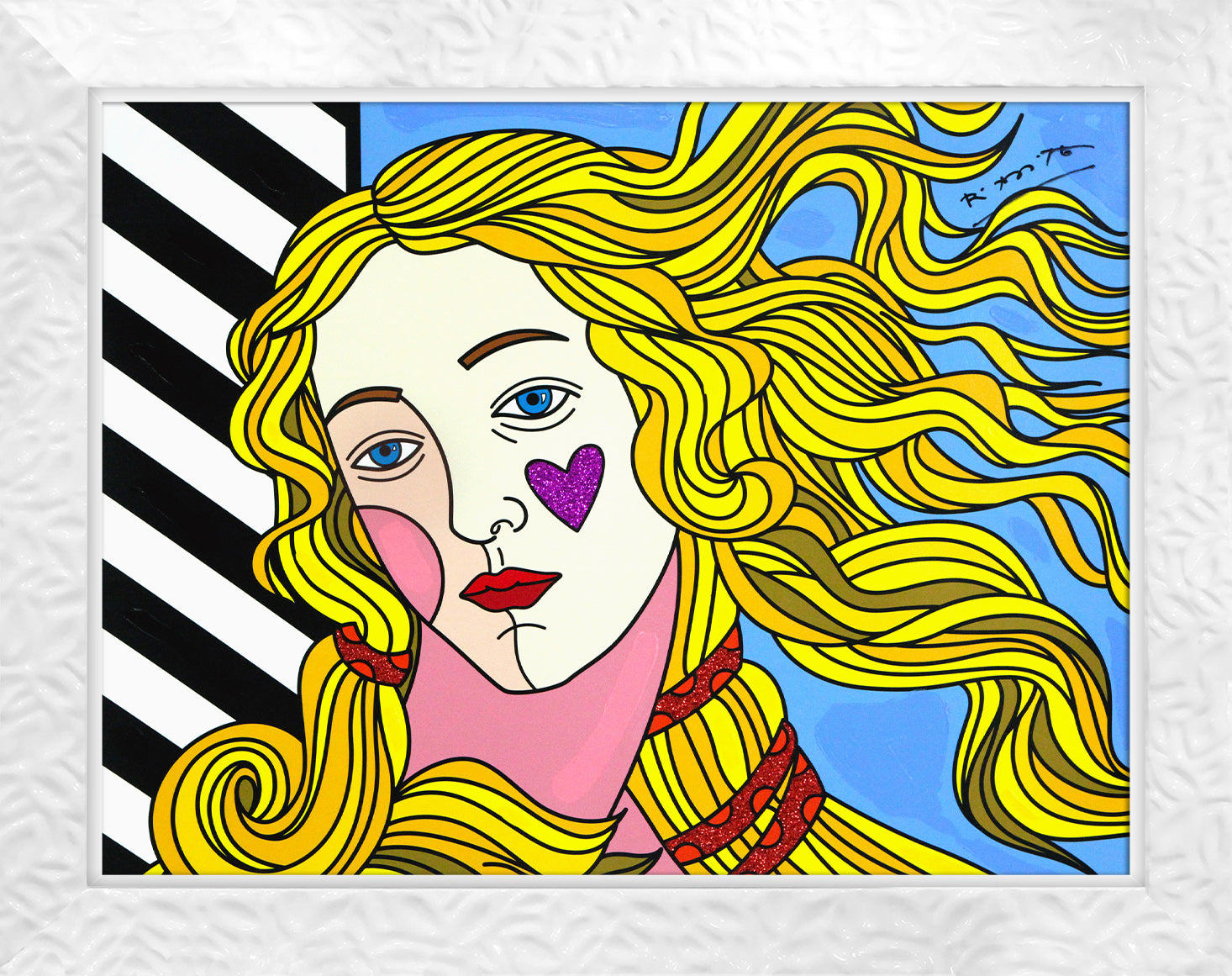 Venus Black & White - Mixed Media Original