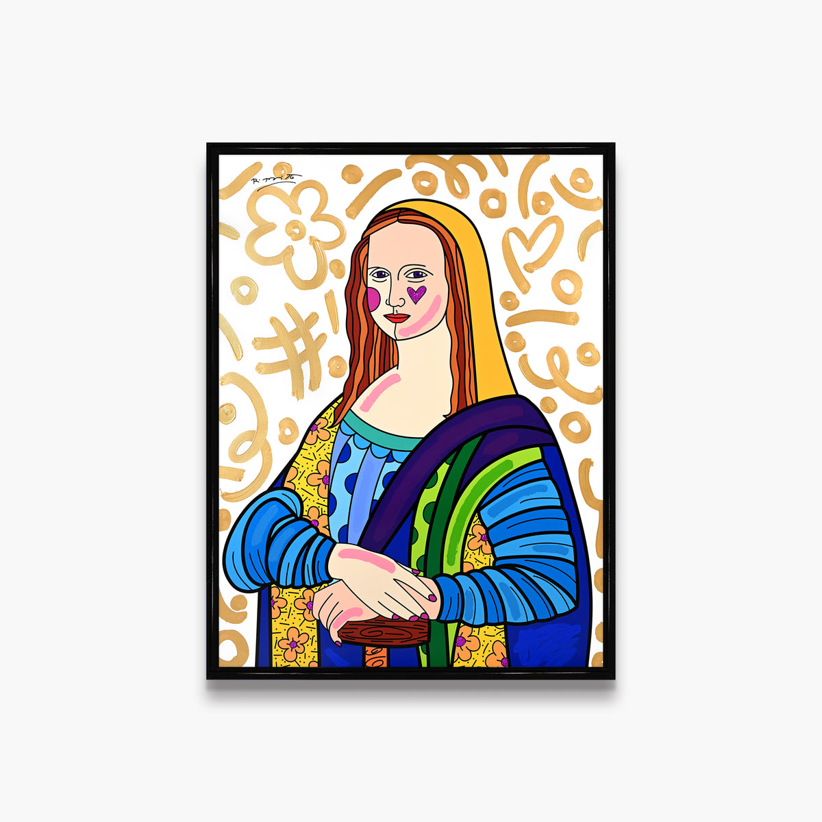Mona Lisa - Mixed Media Original