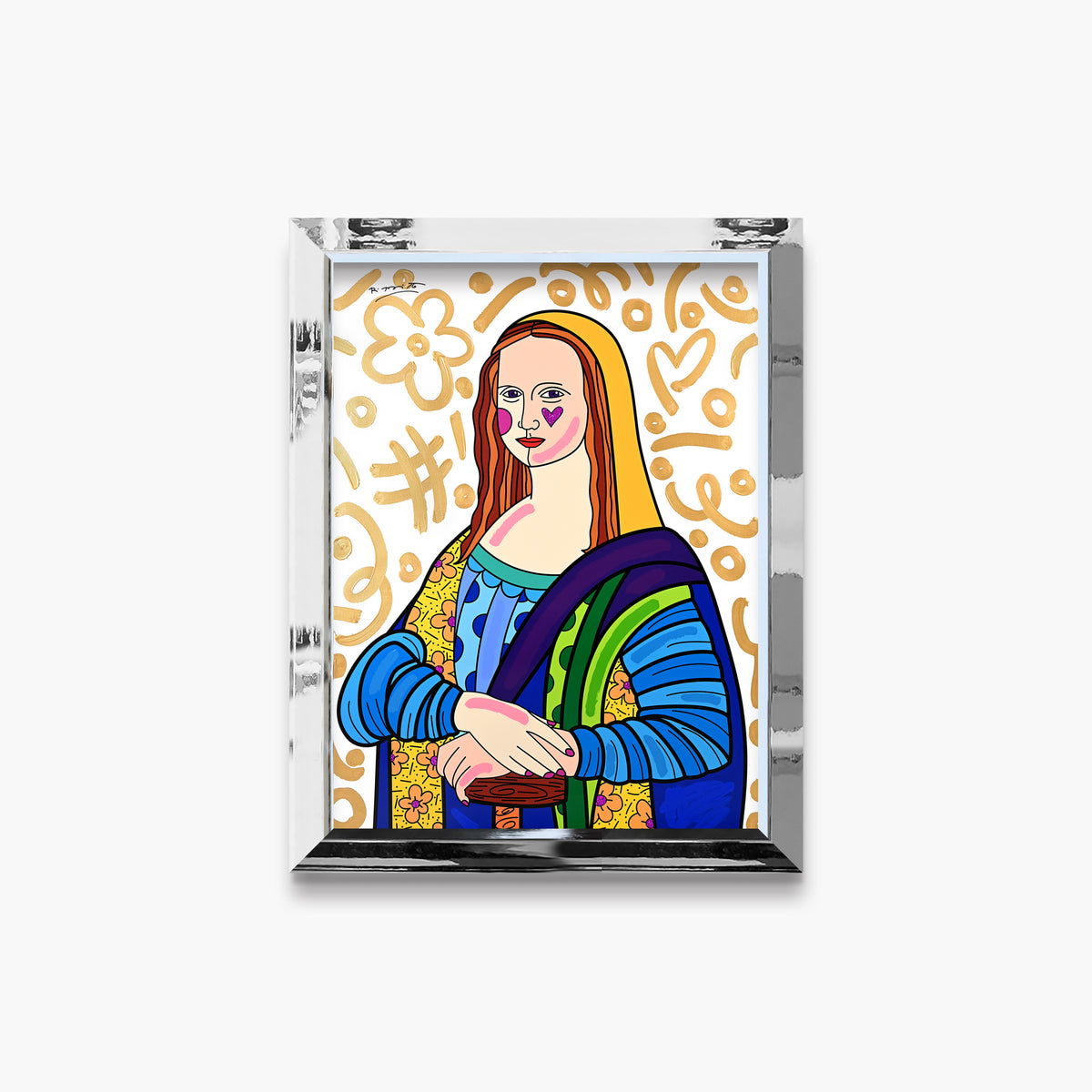 Mona Lisa - Mixed Media Original