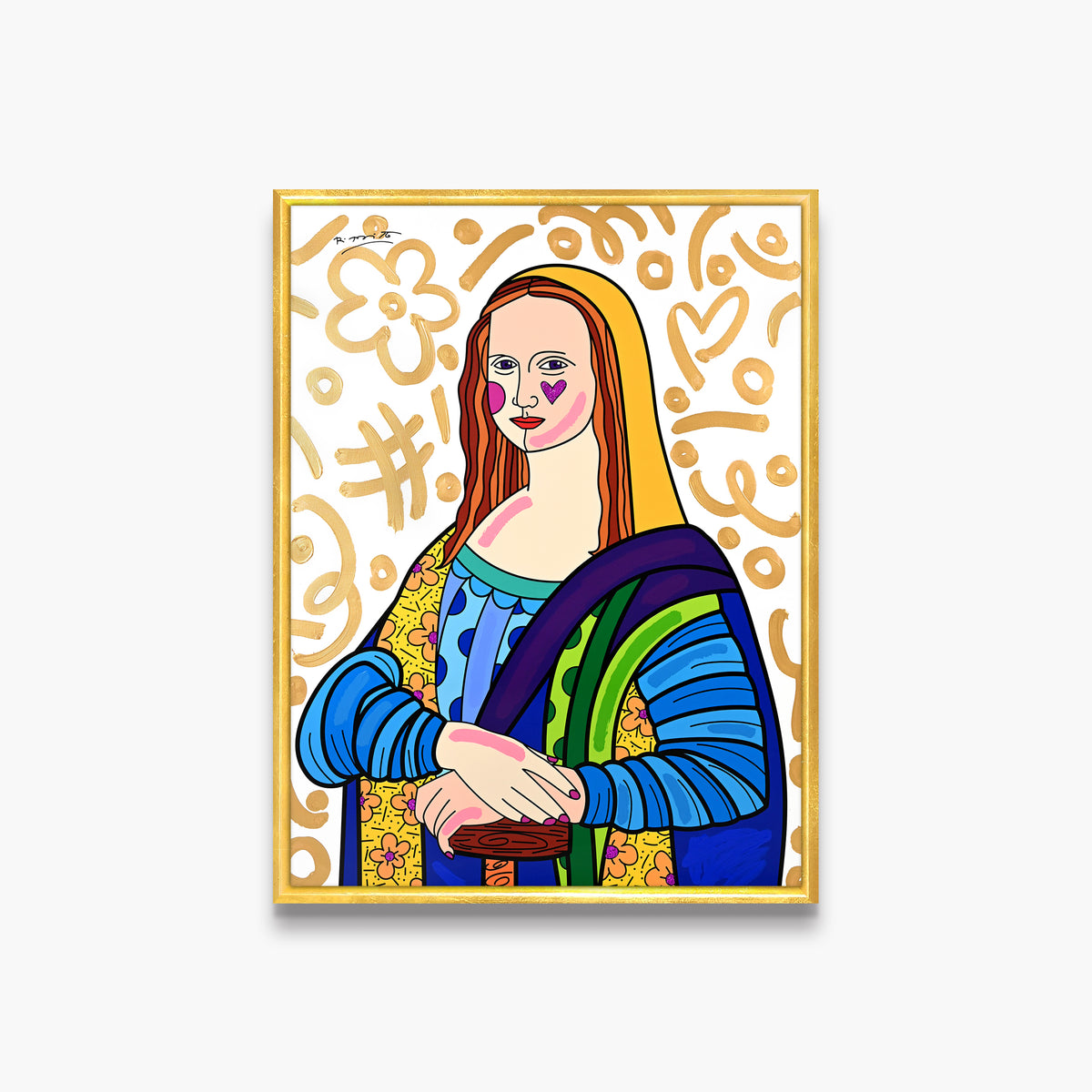 Mona Lisa - Mixed Media Original