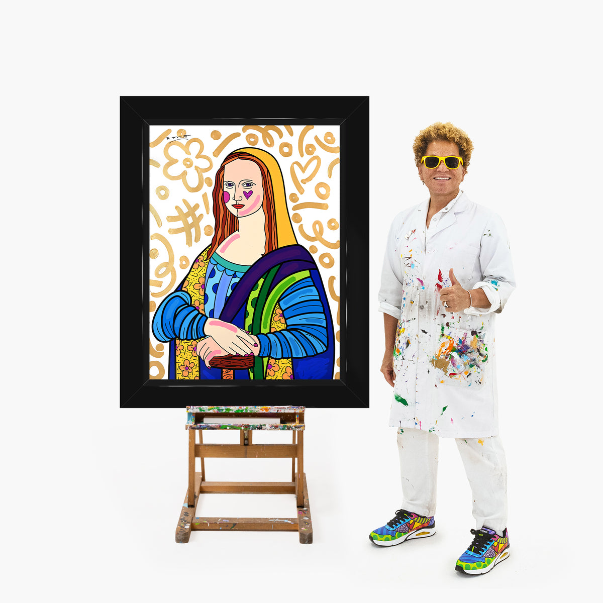 Mona Lisa - Mixed Media Original