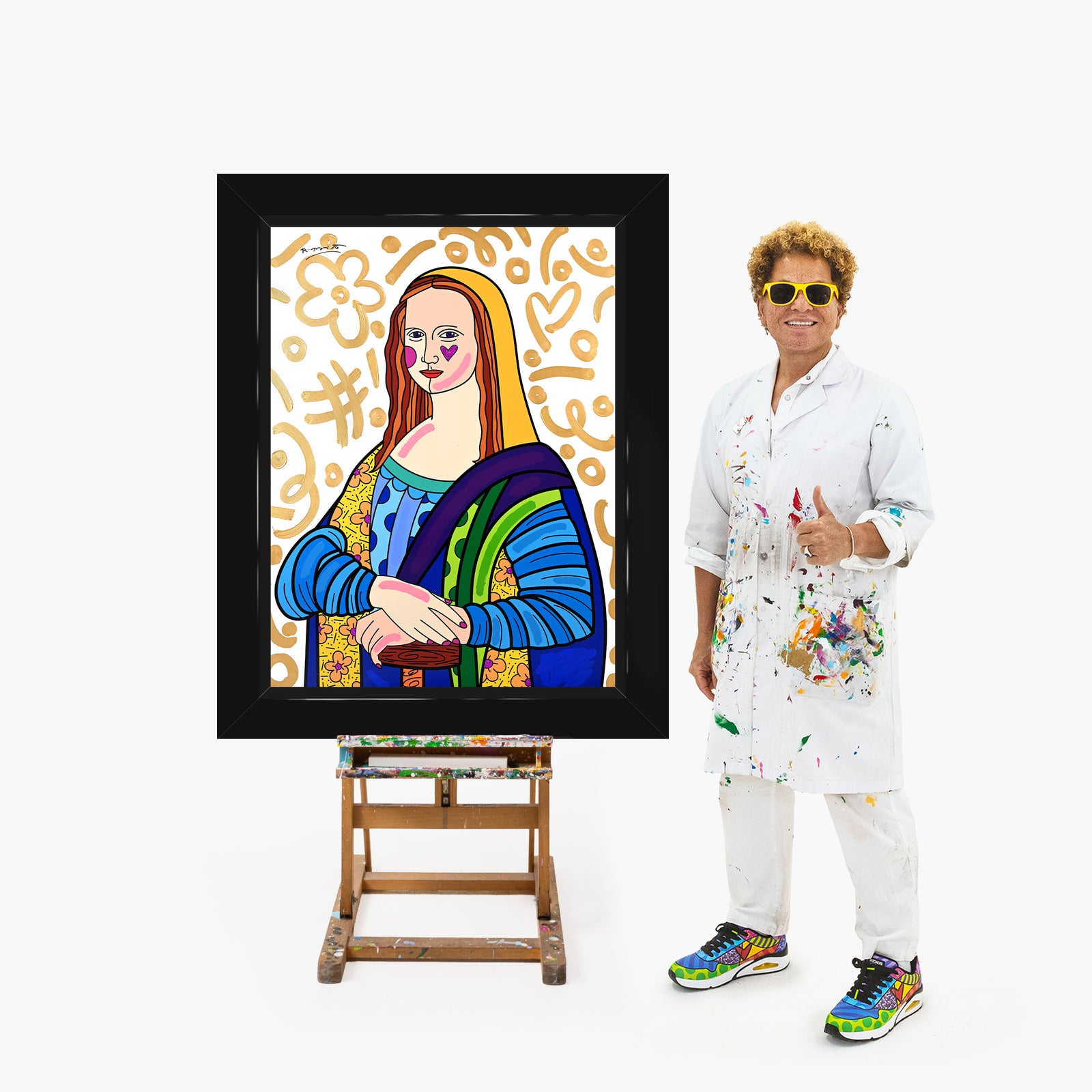 Mona Lisa - Mixed Media Original