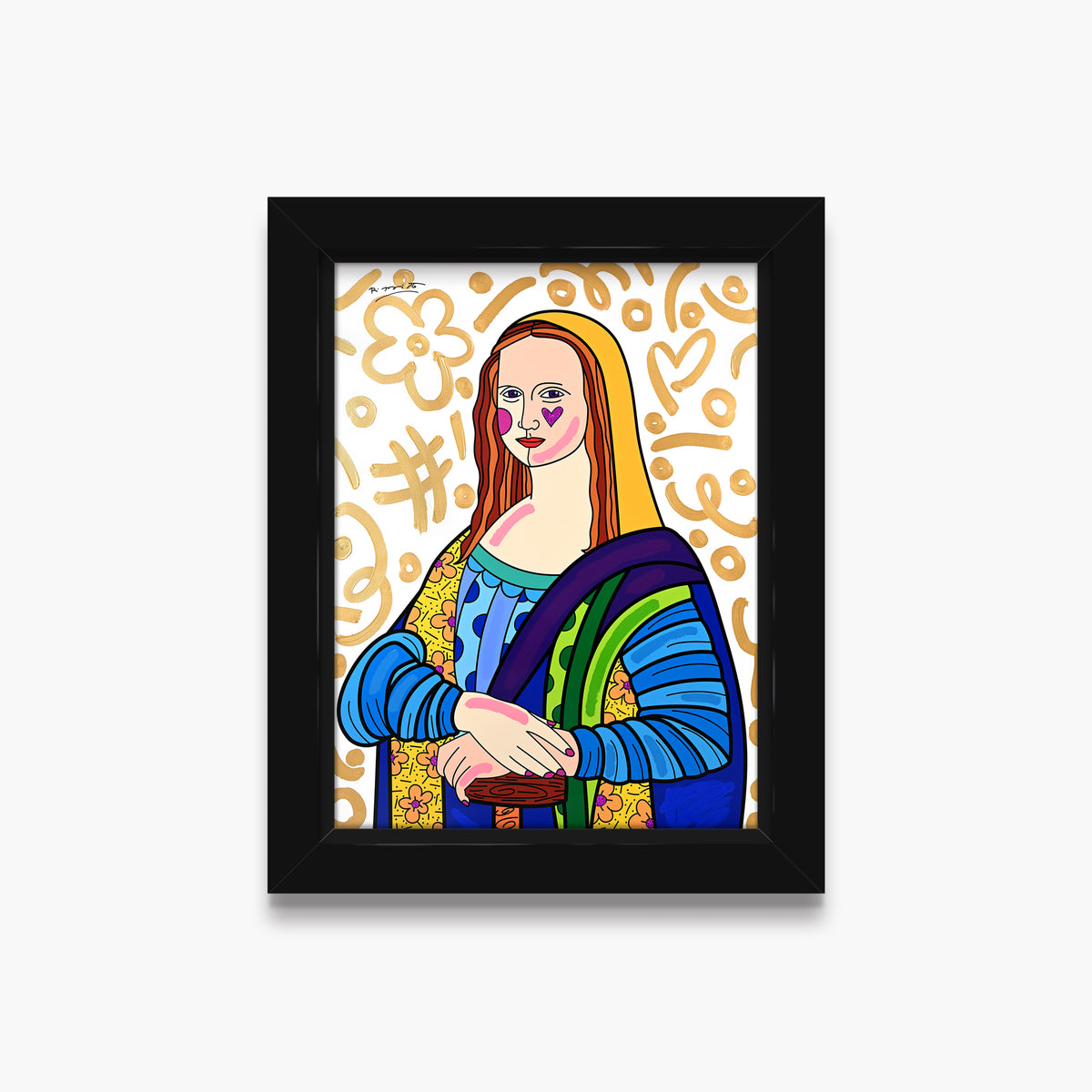 Mona Lisa - Mixed Media Original