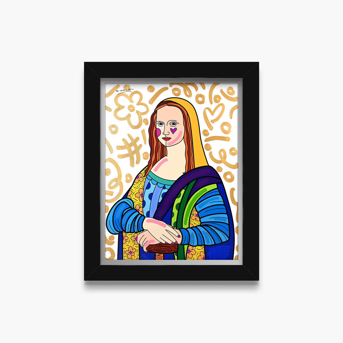 Mona Lisa - Mixed Media Original