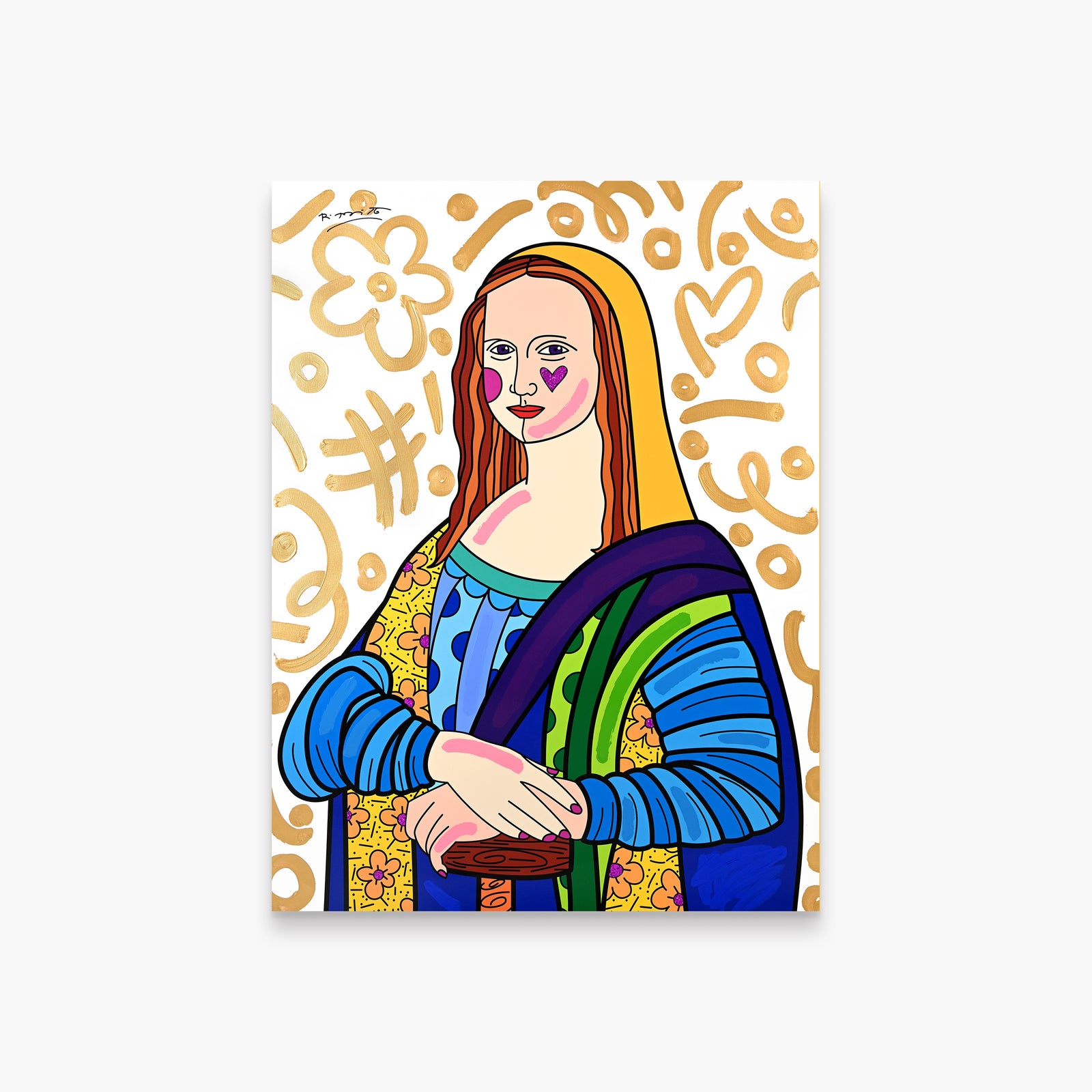 Mona Lisa - Mixed Media Original