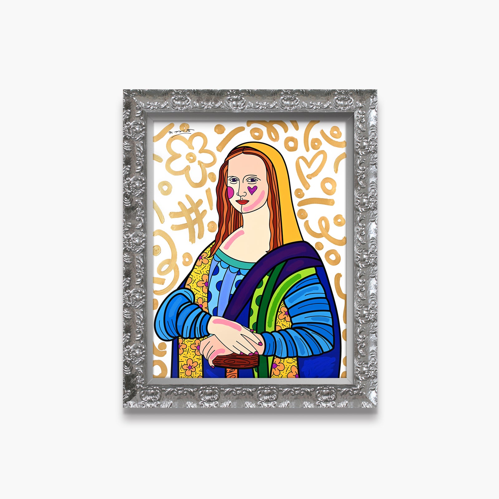 Mona Lisa - Mixed Media Original