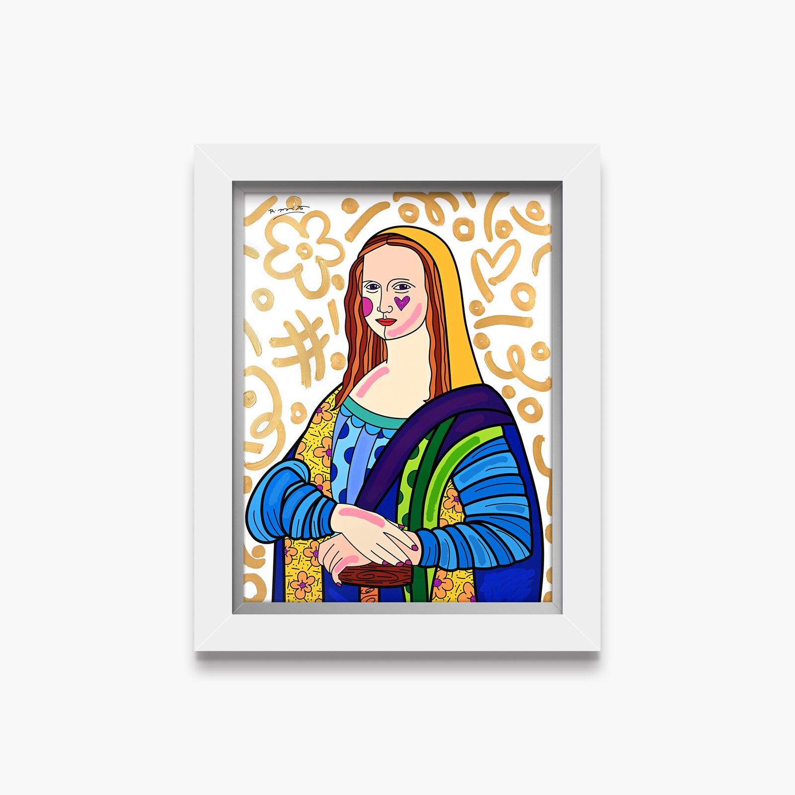 Mona Lisa - Mixed Media Original