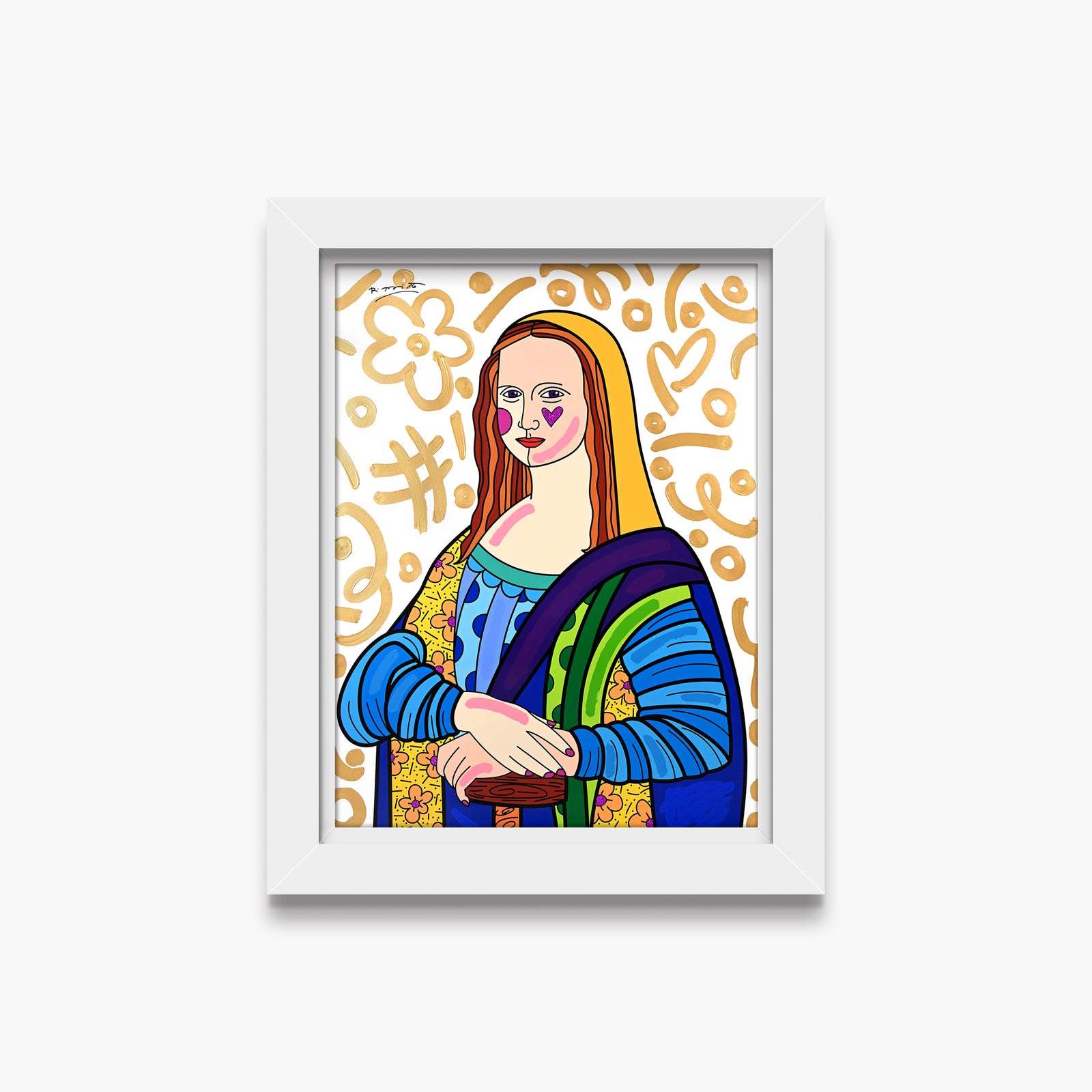 Mona Lisa - Mixed Media Original
