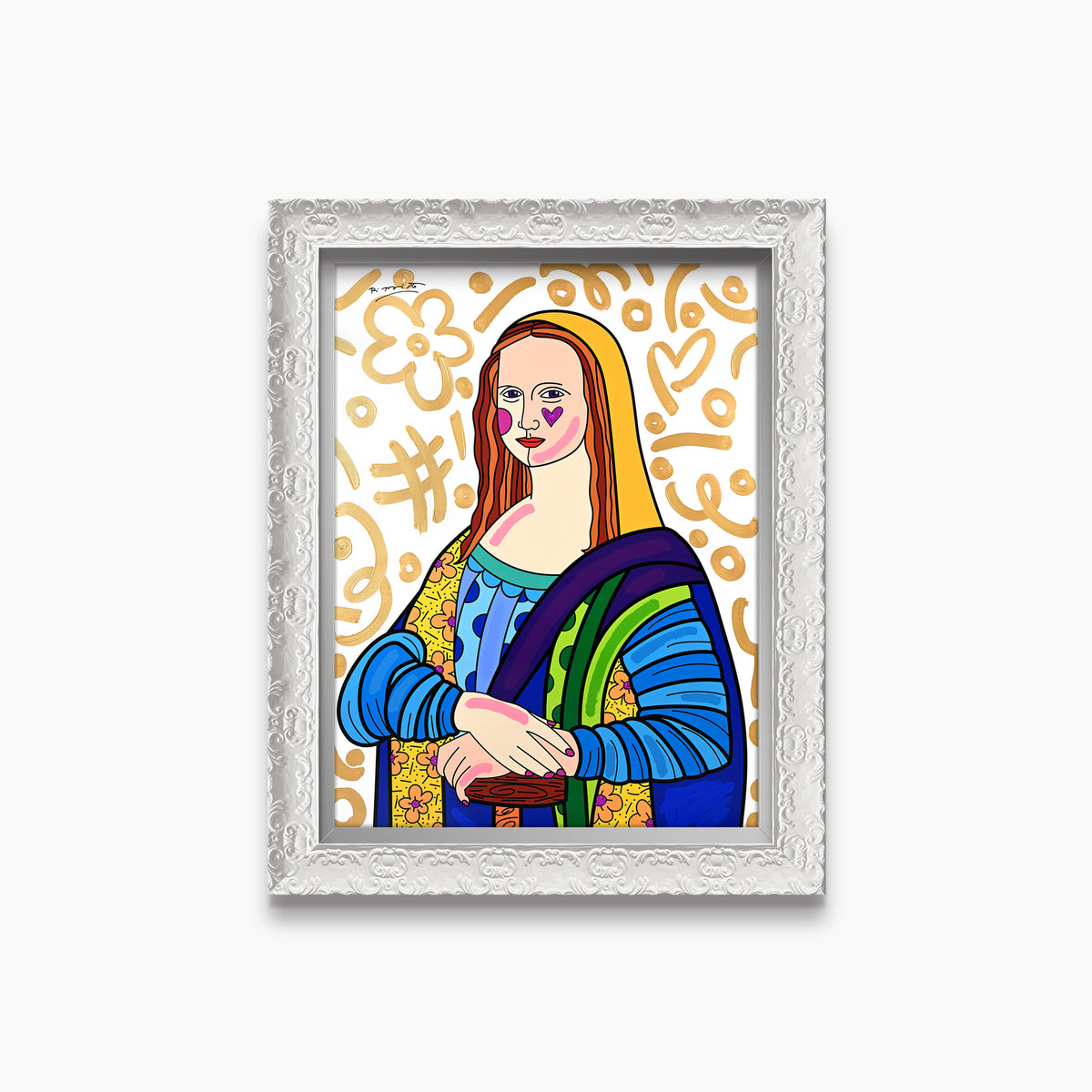Mona Lisa - Mixed Media Original