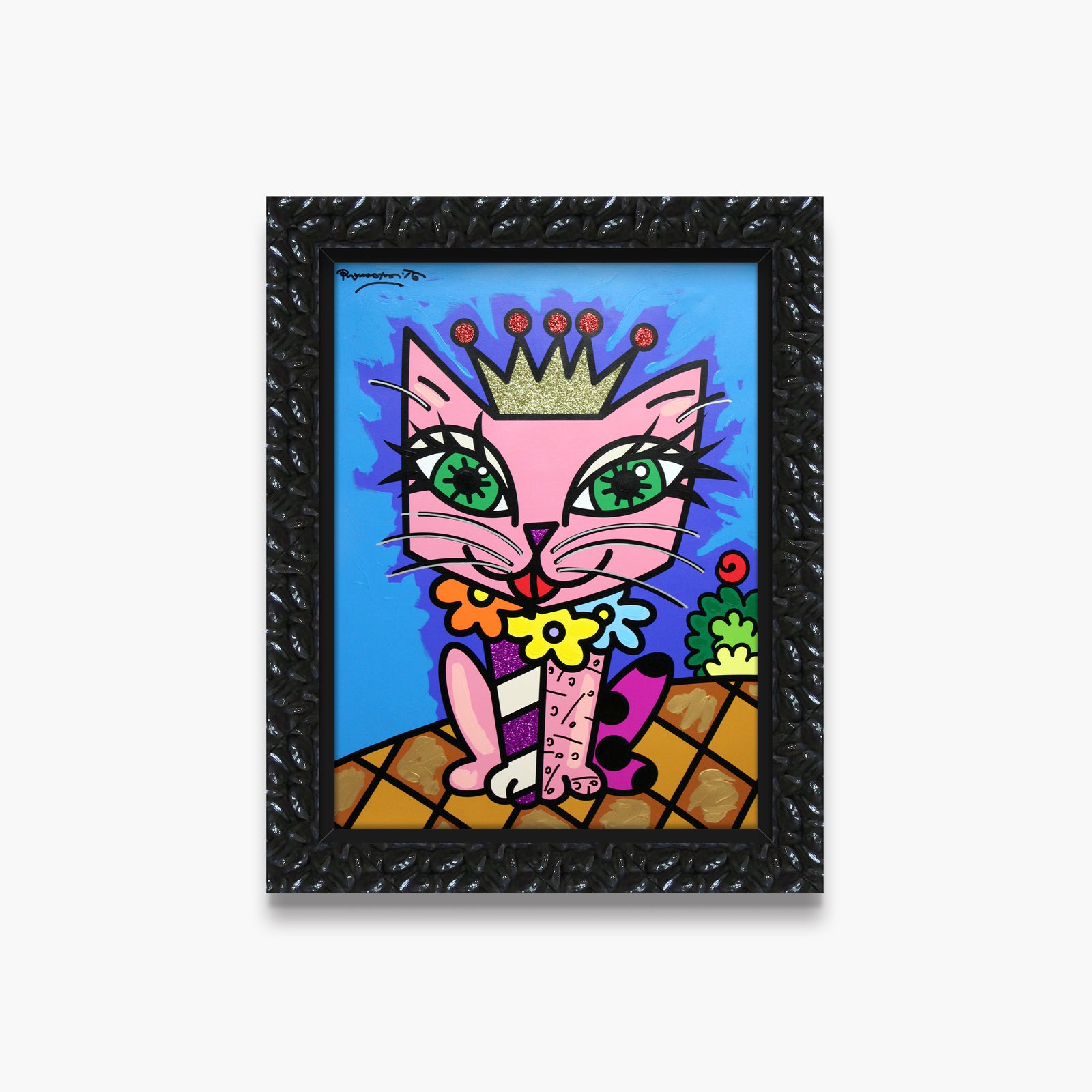 Royal Cat - Mixed Media Original