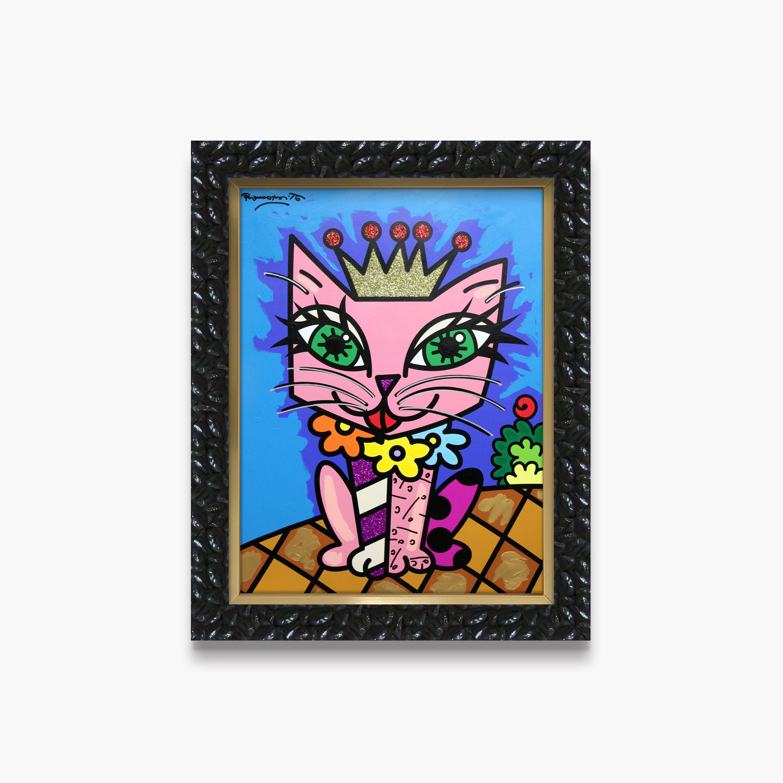 Royal Cat - Mixed Media Original