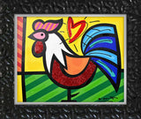 ROOSTER - Mixed Media Original