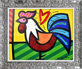 ROOSTER - Mixed Media Original