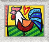 ROOSTER - Mixed Media Original