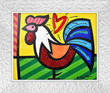 ROOSTER - Mixed Media Original