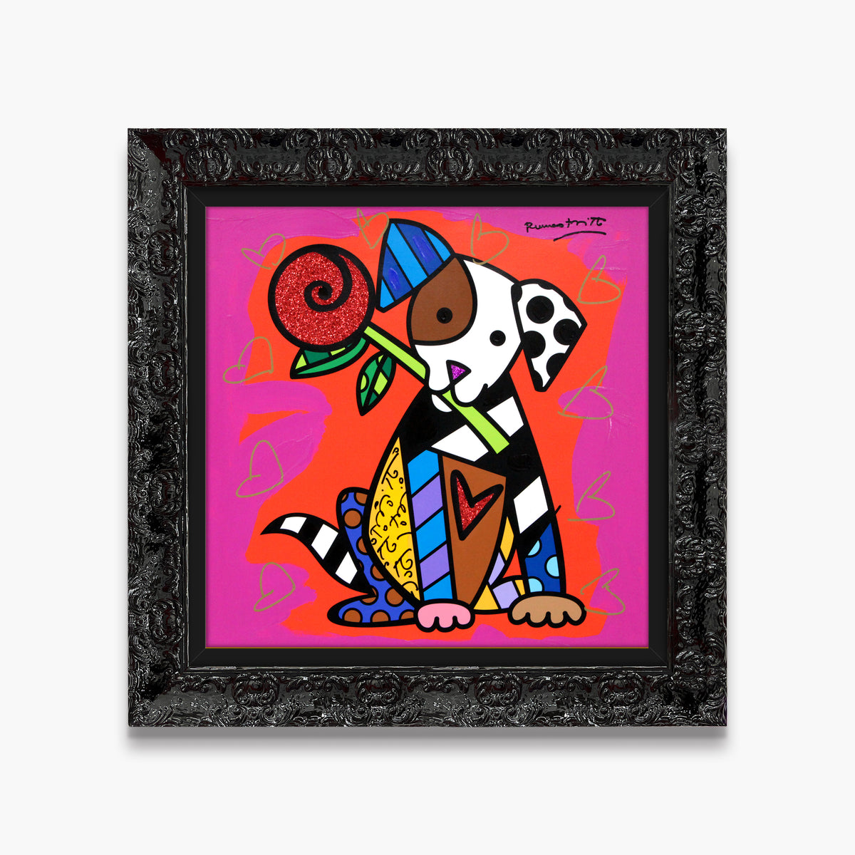 Puppy Love - Mixed Media Original
