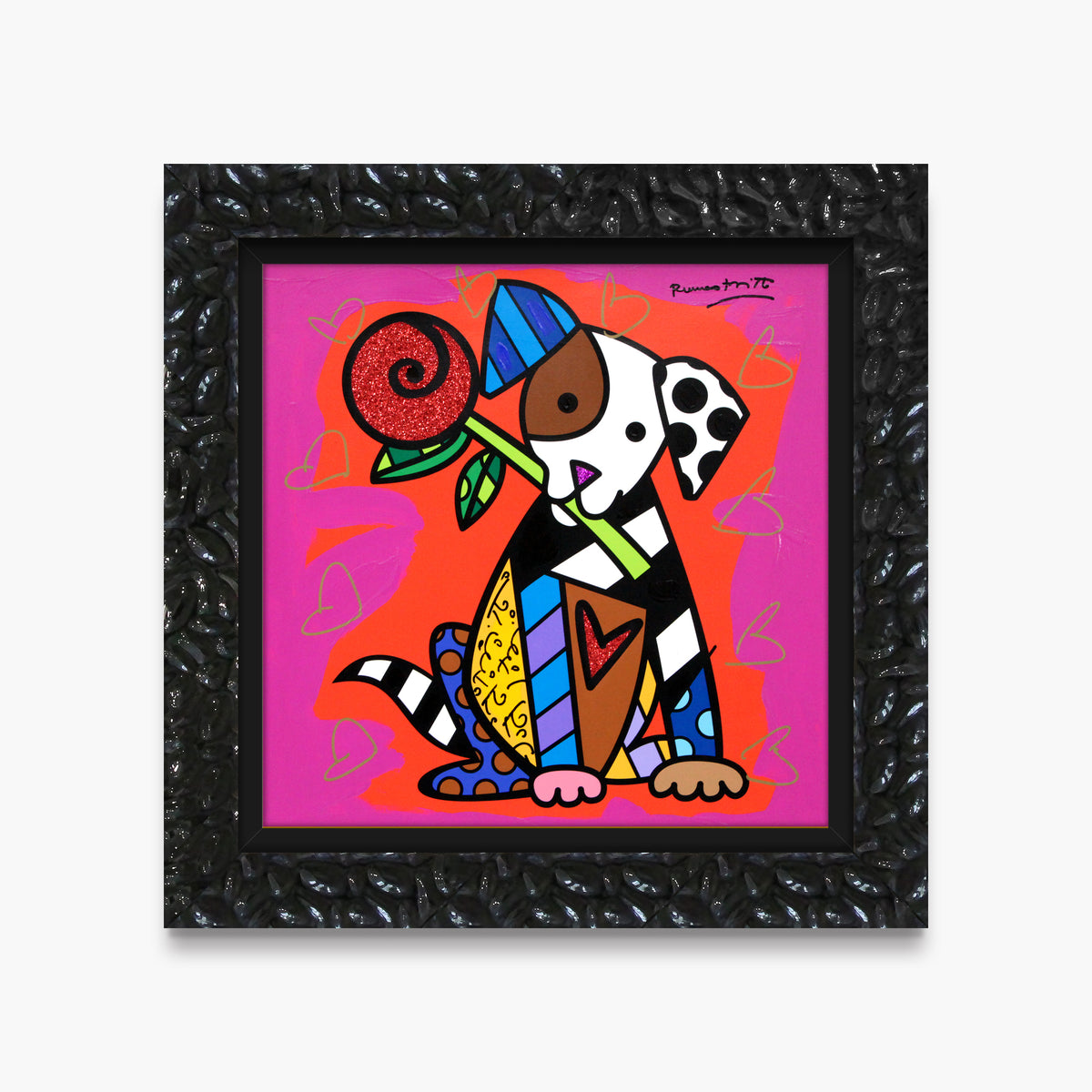 Puppy Love - Mixed Media Original